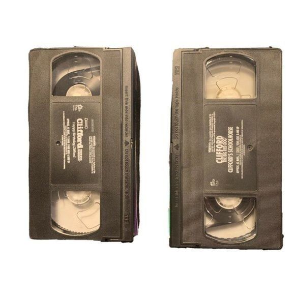 Clifford The Big Red Dog VHS Happy Birthday / Clifford's Schoolhouse (Lot of 2) - Picture 4 of 4